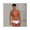 Slip uomo bielastico con elastico a vita  esterno 95% cotone 5% elastan / 004