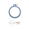 Telaio ricamo tondo in plastica  diametro cm 16 / 3603/4