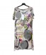 Vestito abito mezza manica donna signora fiorato Gitana Made in Itaty