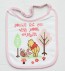 3 Bavetta bavaglino neonato in cotone e spugna Winnie the Pooh