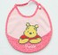 3 Bavetta bavaglino neonato in cotone e spugna Winnie the Pooh